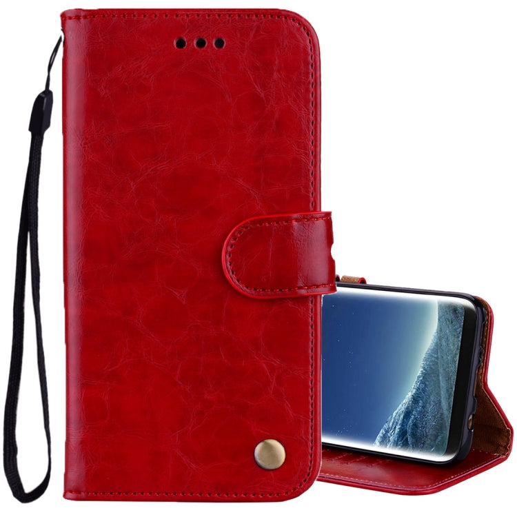For Galaxy S8 Business Style Oil Wax Texture Horizontal Flip Leather Case with Holder & Card Slots & Wallet, For Galaxy S8 - HoMEdemic™