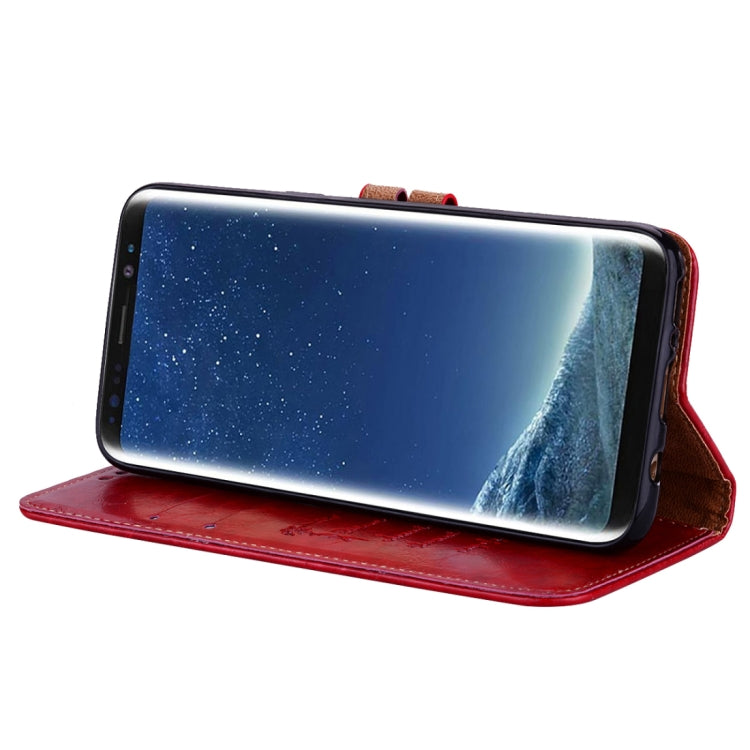 For Galaxy S8 Business Style Oil Wax Texture Horizontal Flip Leather Case with Holder & Card Slots & Wallet - HoMEdemic™ 