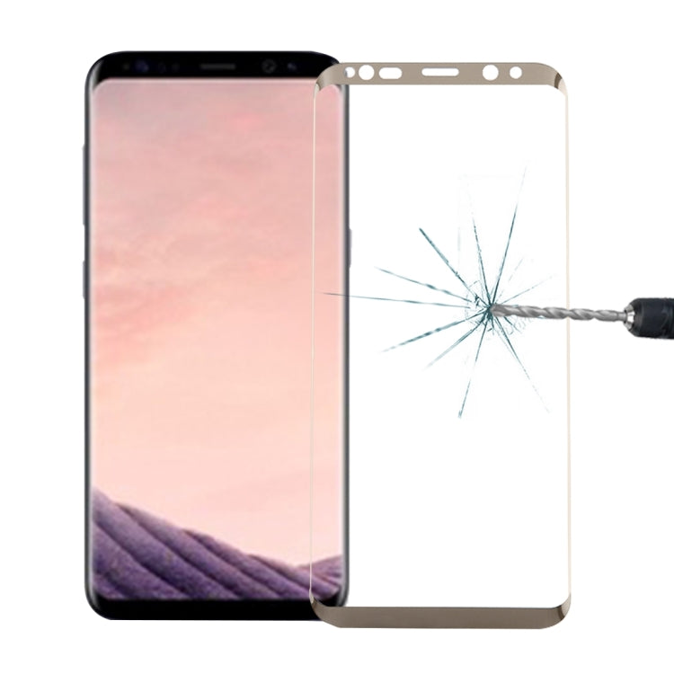 For Galaxy S8 / G950 0.3mm 9H Surface Hardness 3D Curved Silk-screen Full Screen Tempered Glass Screen Protector, For Galaxy S8 / G950 - HoMEdemic™ 