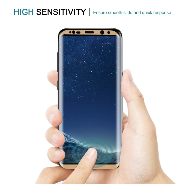 For Galaxy S8 / G950 0.3mm 9H Surface Hardness 3D Curved Silk-screen Full Screen Tempered Glass Screen Protector, For Galaxy S8 / G950 - HoMEdemic™ 