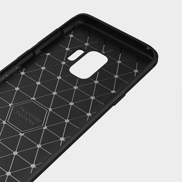 For Galaxy S9 Brushed Carbon Fiber Texture Soft TPU Anti-skip Protective Cover Back Case, For Samsung Galaxy S9, For Galaxy S9 - HoMEdemic™