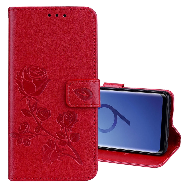 For Galaxy S9 Rose Embossed Horizontal Flip Environmental PU Leather Case with Holder & Card Slots & Wallet, For Samsung Galaxy S9 - HoMEdemic™ 