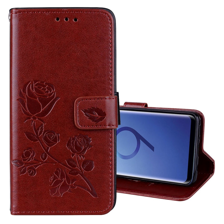 For Galaxy S9 Rose Embossed Horizontal Flip Environmental PU Leather Case with Holder & Card Slots & Wallet, For Samsung Galaxy S9 - HoMEdemic™ 