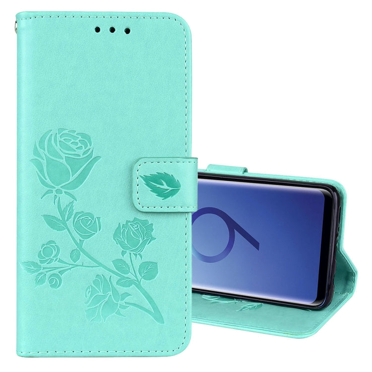 For Galaxy S9 Rose Embossed Horizontal Flip Environmental PU Leather Case with Holder & Card Slots & Wallet, For Samsung Galaxy S9 - HoMEdemic™ 