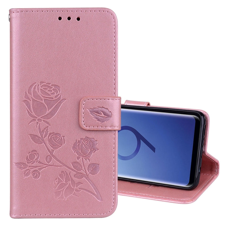 For Galaxy S9 Rose Embossed Horizontal Flip Environmental PU Leather Case with Holder & Card Slots & Wallet - HoMEdemic™ 