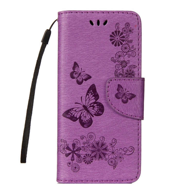 For Galaxy S9 Vintage Embossed Floral Butterfly Pattern Horizontal Flip Leather Case with Card Slot & Holder & Wallet & Lanyard, For Galaxy S9 - HoMEdemic™ 
