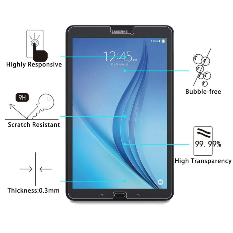 For Galaxy Tab E 8.0 / T377 0.3mm 9H Surface Hardness Tempered Glass Film, For T377 - HoMEdemic™ 