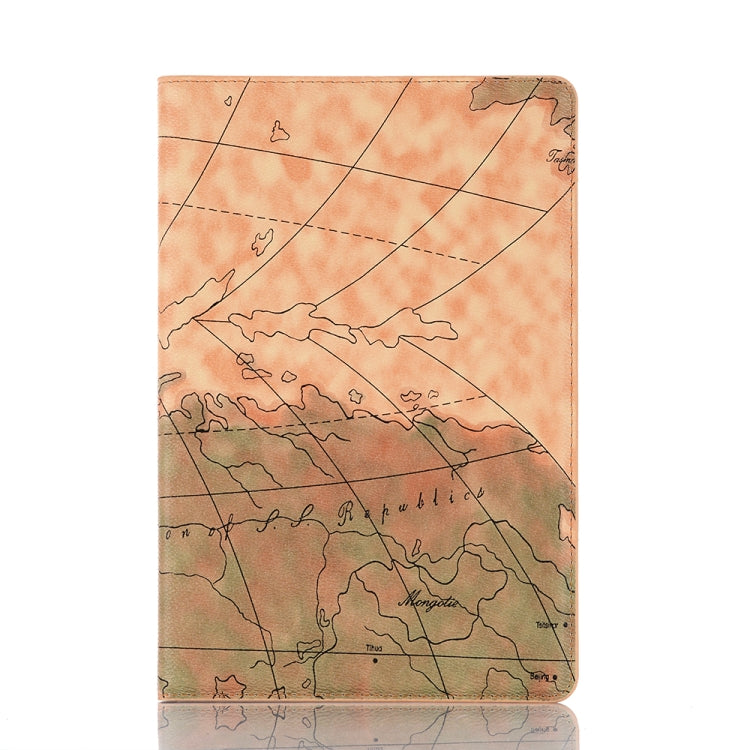For Galaxy Tab S6 T860 / T865 Map Texture Horizontal Flip Leather Case with Holder & Card Slots & Wallet, Random Texture Delivery, For Galaxy Tab S6 T860 / T865 - HoMEdemic™ 