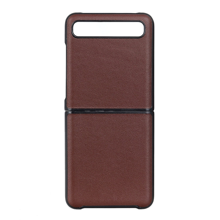 For Galaxy Z Flip Genuine Leather Lambskin Texture Folding Protective Case - HoMEdemic™