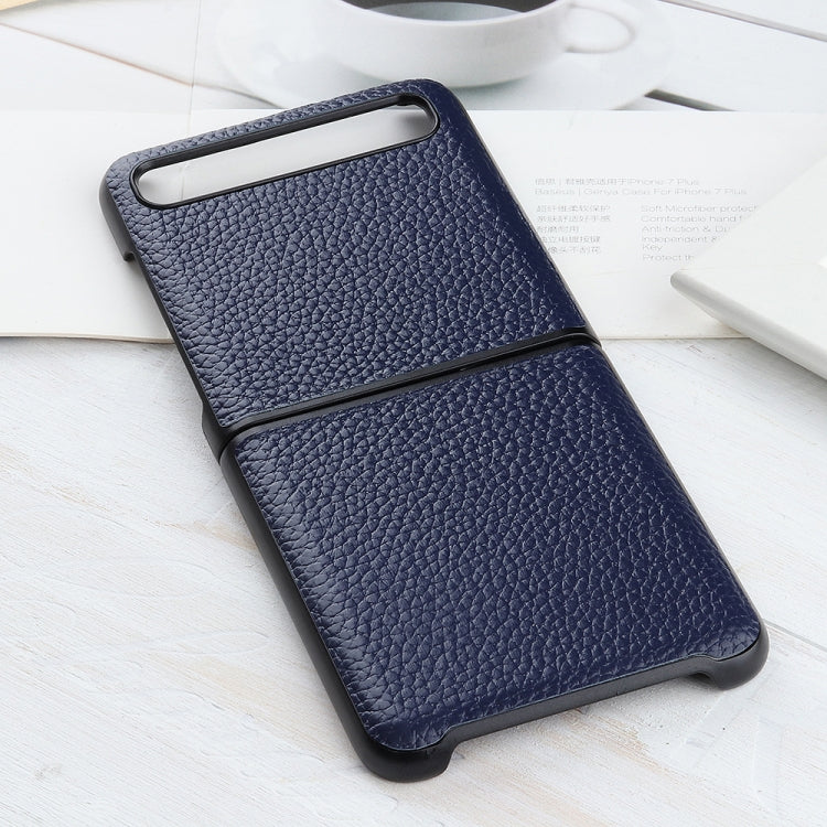 For Galaxy Z Flip Litchi Texture Leather Folding Protective Case - HoMEdemic™