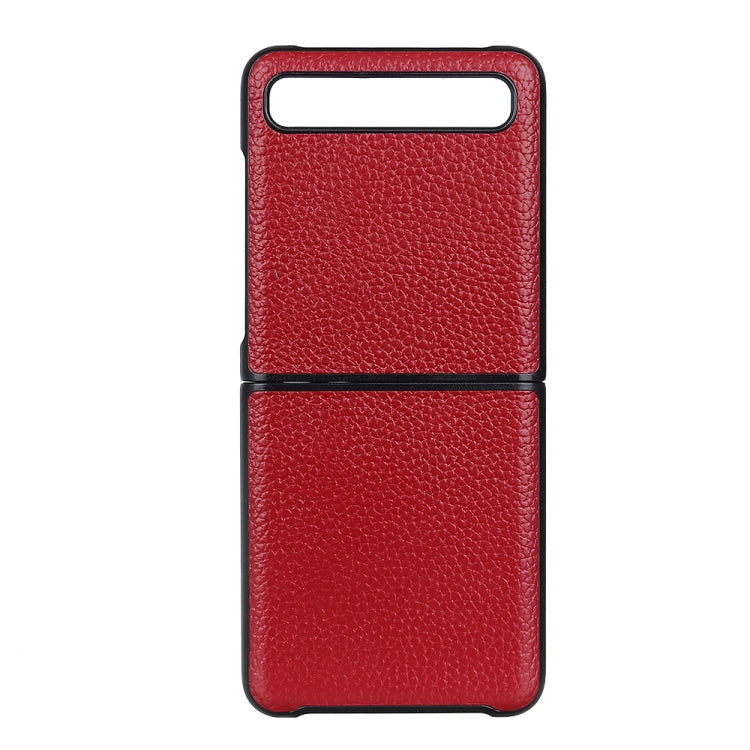 For Galaxy Z Flip Litchi Texture Leather Folding Protective Case - HoMEdemic™