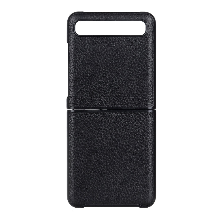 For Galaxy Z Flip Litchi Texture Leather Folding Protective Case - HoMEdemic™