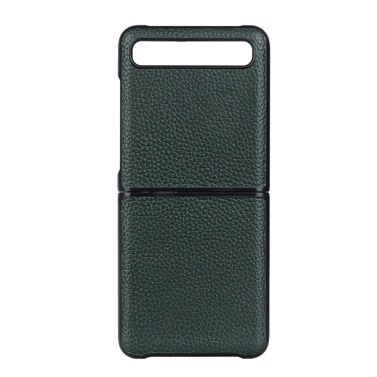 For Galaxy Z Flip Litchi Texture Leather Folding Protective Case - HoMEdemic™