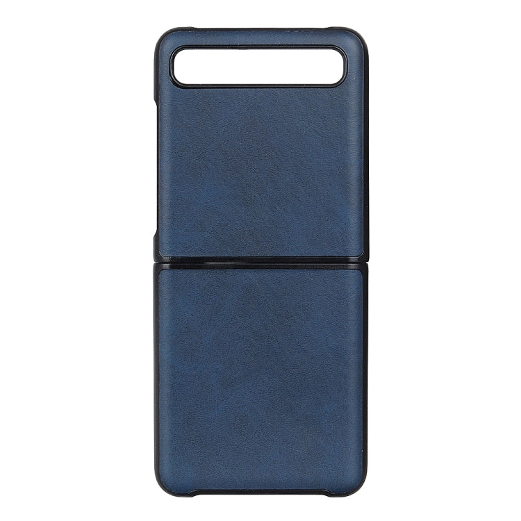 For Galaxy Z Flip Two-color Cow Leather Texture Folding Protective Case - HoMEdemic™ 
