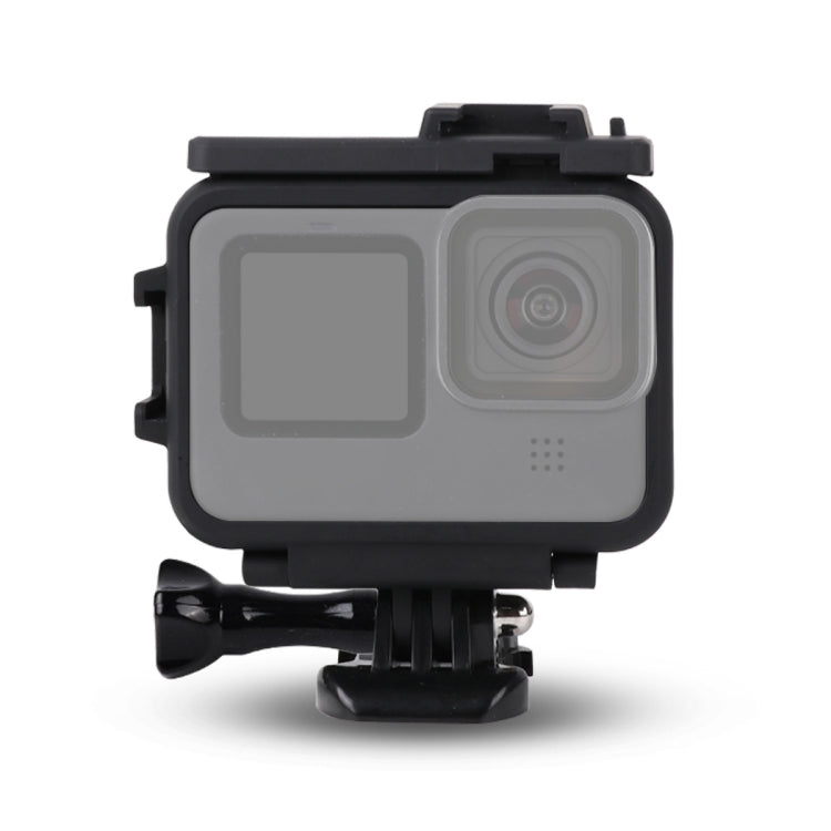 For GoPro HERO10 Black / HERO9 Black Plastic Frame Mount Protective Case with Base Buckle & Long Screw(Black) - HoMEdemic™ 