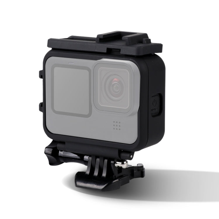 For GoPro HERO10 Black / HERO9 Black Plastic Frame Mount Protective Case with Base Buckle & Long Screw(Black) - HoMEdemic™ 
