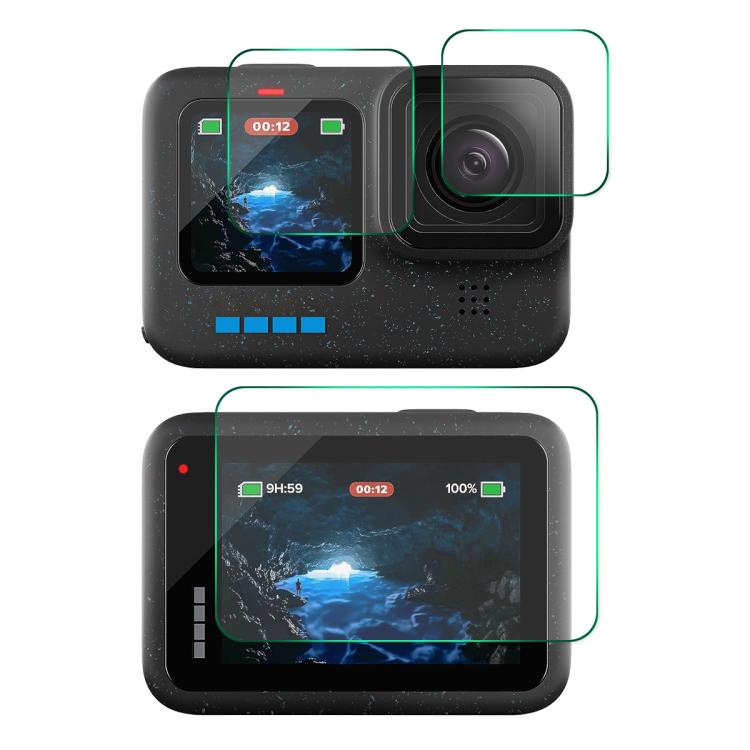 For GoPro HERO12 Black ENKAY Hat-Prince 9H 0.2mm High Alumina-silicon Front ＆ Back Camera Tempered Glass Film - HoMEdemic™ 