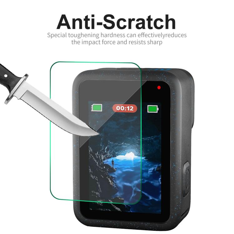 For GoPro HERO12 Black ENKAY Hat-Prince 9H 0.2mm High Alumina-silicon Front ＆ Back Camera Tempered Glass Film - HoMEdemic™ 