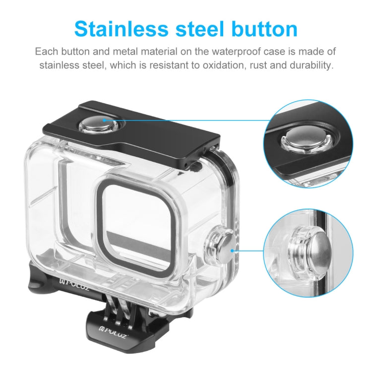 For GoPro HERO13 Black /12 Black /11 Black /10 Black /9 Black PULUZ 60m Waterproof Housing Protective Case with Buckle Basic Mount & Screw - HoMEdemic™ 