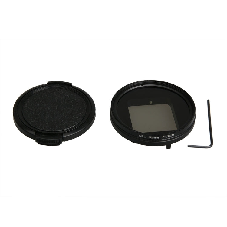 For GoPro HERO5 Proffesional 52mm Lens Filter(CPL Filter + Lens Protective Cap + Hex Spanner) & (UV Filter + Lens Protective Cap + Hex Spanner) - HoMEdemic™ 