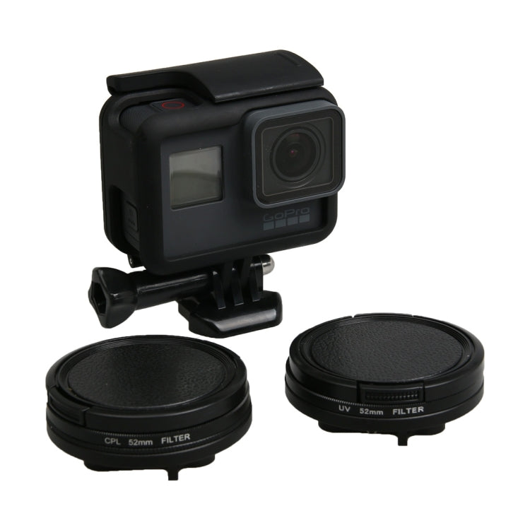 For GoPro HERO5 Proffesional 52mm Lens Filter(CPL Filter + Lens Protective Cap + Hex Spanner) & (UV Filter + Lens Protective Cap + Hex Spanner) - HoMEdemic™ 