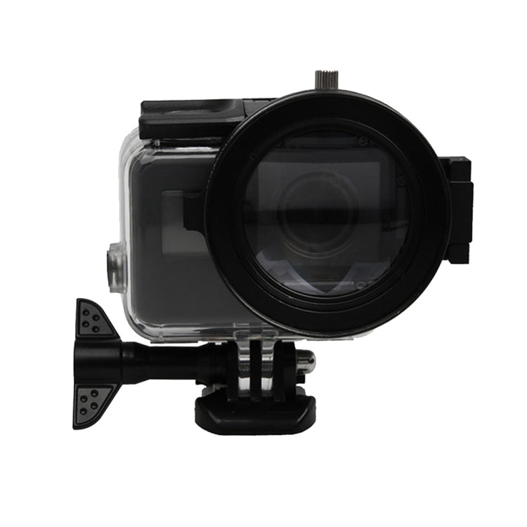 For GoPro HERO5 Sport Action Camera Professional 58mm 16X Macro Lens Close-up Filter with Lens Base & Adapter Ring & Lens Protective Cap & Anti-lost Hand Strap & Cleaning Cloth - HoMEdemic™ 
