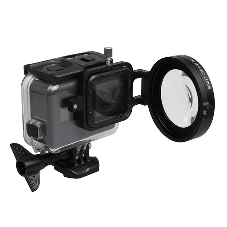 For GoPro HERO5 Sport Action Camera Professional 58mm 16X Macro Lens Close-up Filter with Lens Base & Adapter Ring & Lens Protective Cap & Anti-lost Hand Strap & Cleaning Cloth - HoMEdemic™ 