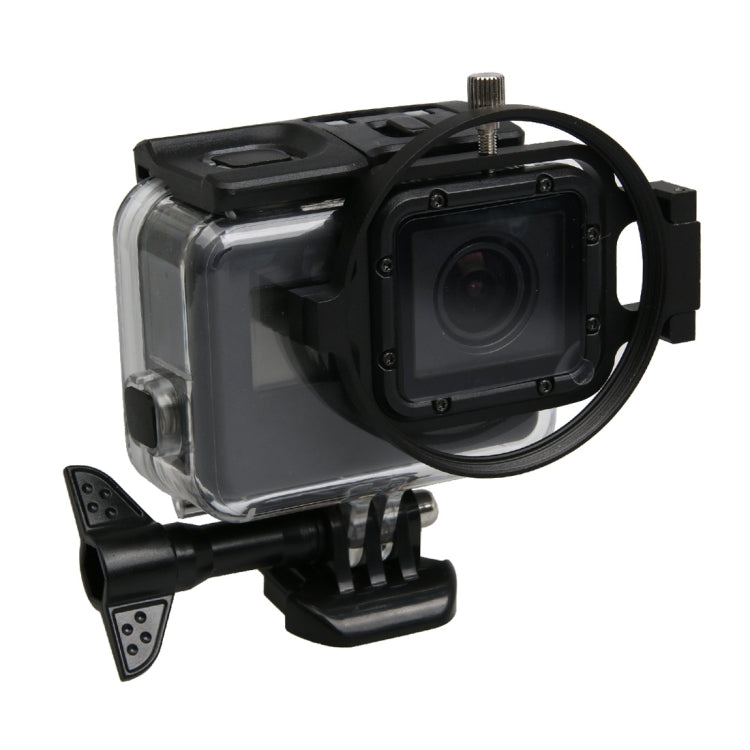 For GoPro HERO5 Sport Action Camera Professional 58mm 16X Macro Lens Close-up Filter with Lens Base & Adapter Ring & Lens Protective Cap & Anti-lost Hand Strap & Cleaning Cloth - HoMEdemic™ 