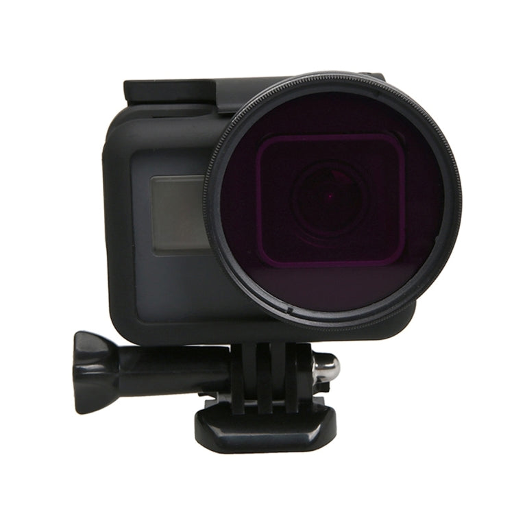 For GoPro HERO5 Sport Action Camera Proffesional 52mm Lens Filter(CPL + UV + ND8 + ND2 + Star 8 + Red + Yellow + FLD / Purple) & Waterproof Housing Case Adapter Ring - HoMEdemic™ 