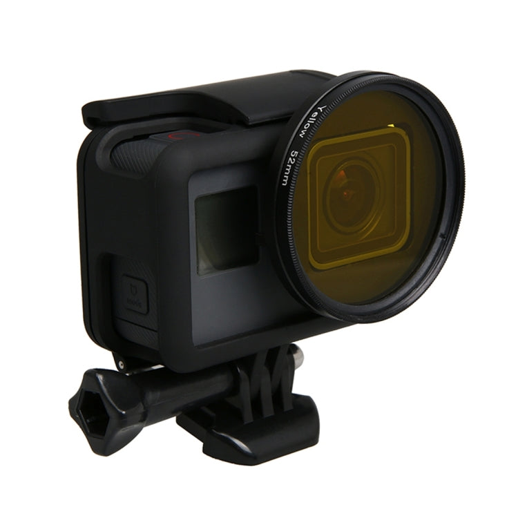 For GoPro HERO5 Sport Action Camera Proffesional 52mm Lens Filter(CPL + UV + ND8 + ND2 + Star 8 + Red + Yellow + FLD / Purple) & Waterproof Housing Case Adapter Ring - HoMEdemic™ 
