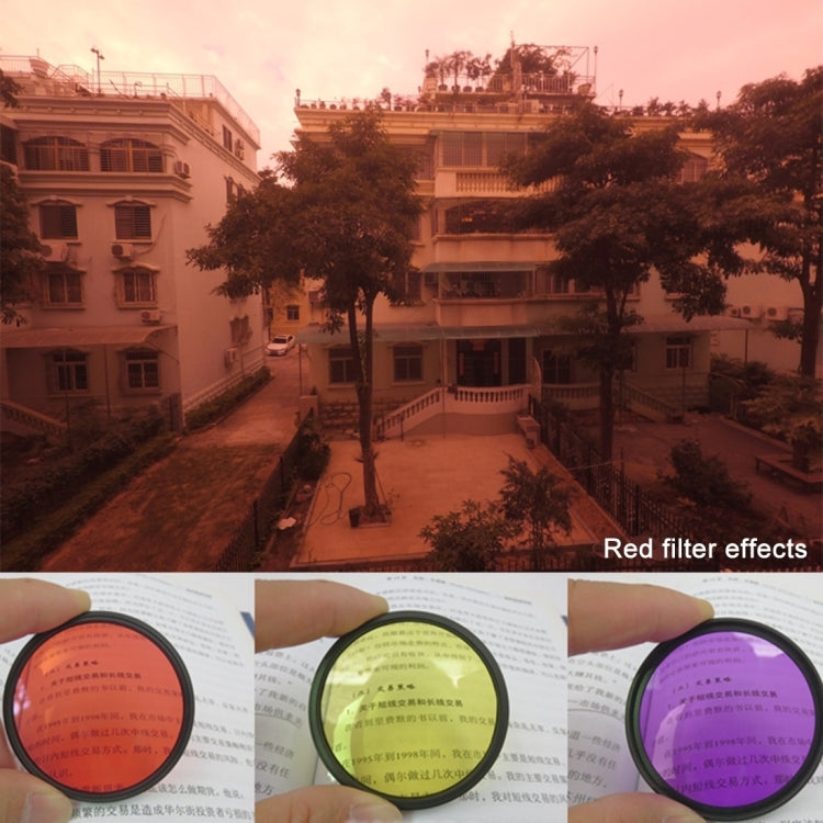 For GoPro HERO5 Sport Action Camera Proffesional 52mm Lens Filter(CPL + UV + ND8 + ND2 + Star 8 + Red + Yellow + FLD / Purple) & Waterproof Housing Case Adapter Ring - HoMEdemic™ 