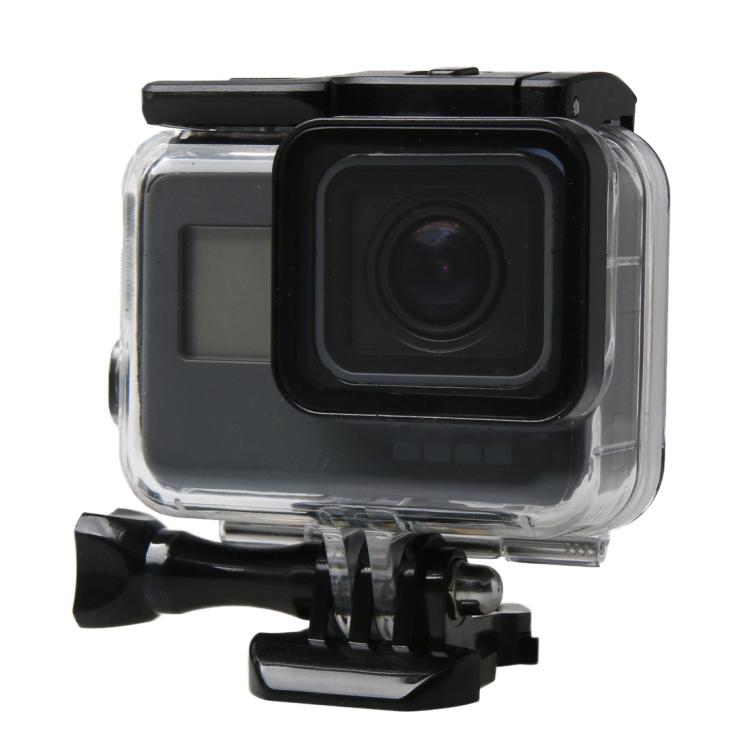 For GoPro HERO6 /5 Black 60m Underwater Waterproof Housing Diving Case with Touch Screen Back Door & Filter / Buckle Basic Mount & Screw, No Need to Disassemble Lens - HoMEdemic™ 