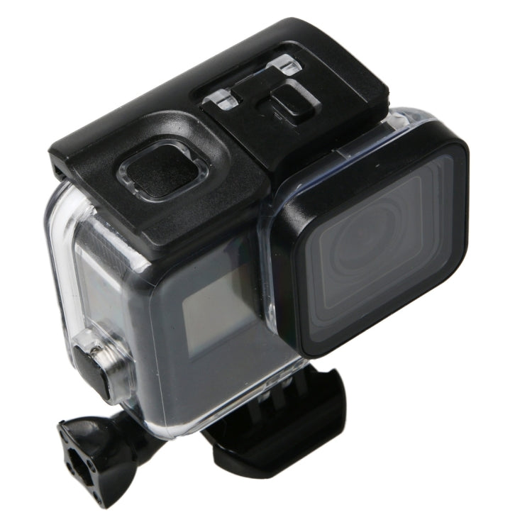 For GoPro HERO6 /5 Black 60m Underwater Waterproof Housing Diving Case with Touch Screen Back Door & Filter / Buckle Basic Mount & Screw, No Need to Disassemble Lens - HoMEdemic™ 