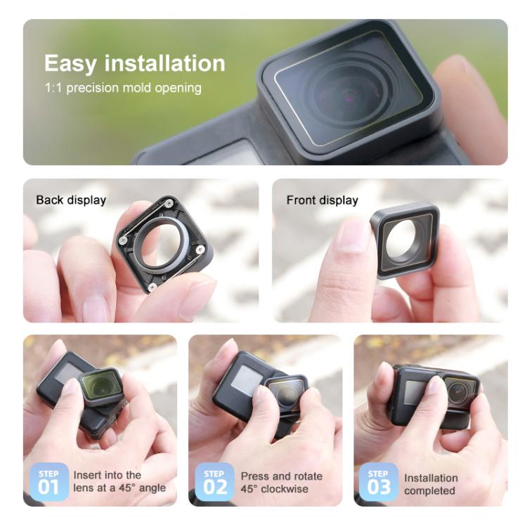 For GoPro HERO7 /6 Black /5 Black UV Protective Lens Repair Part(Black) - HoMEdemic™ 