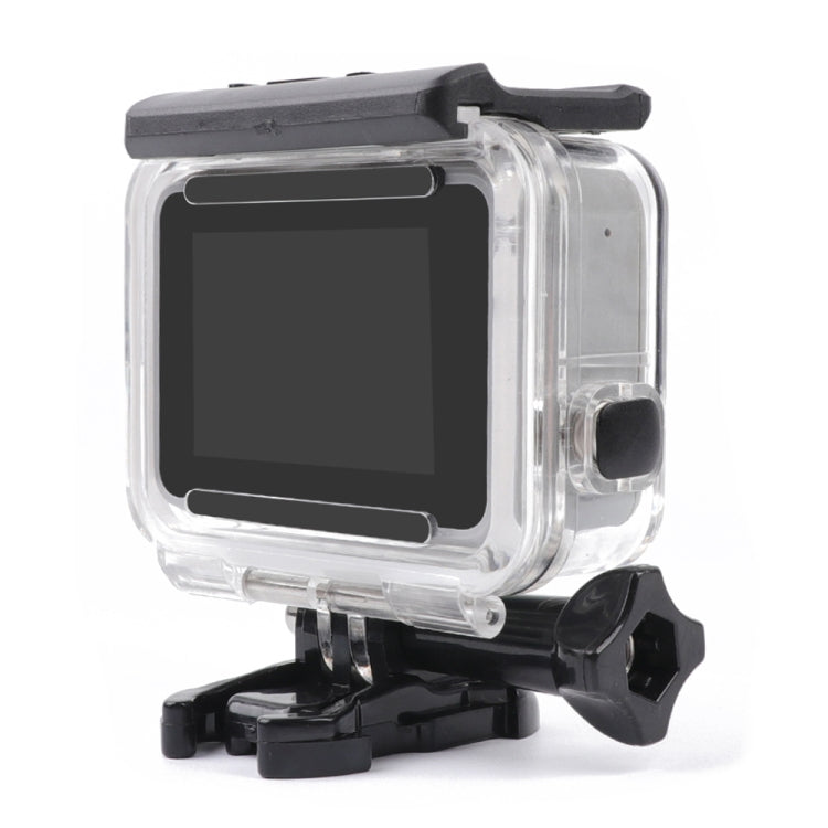For GoPro HERO7 White /Silver Skeleton Housing Side Hollow Protective Case with Buckle Basic Mount & Screw(Transparent) - HoMEdemic™ 
