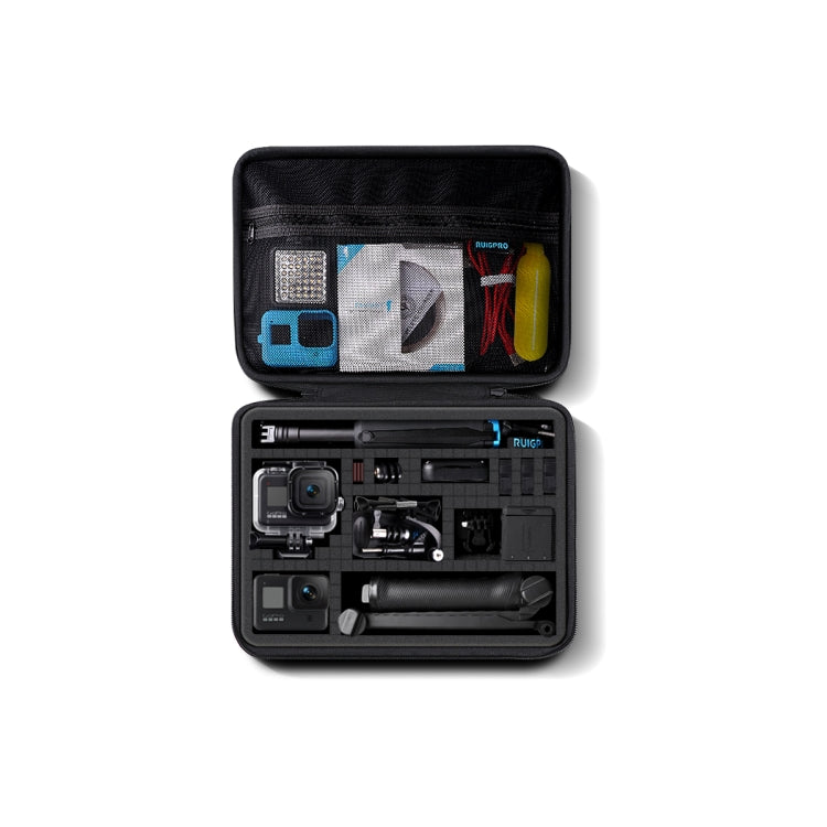 For GoPro HERO8 / 7 / 6 RUIGPRO Shockproof Waterproof Portable Case Box Size : 33.5cm x 24.7cm x 6.3cm(Black) - HoMEdemic™ 
