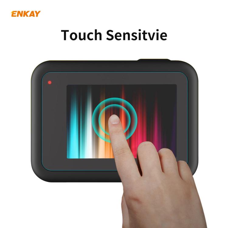 For GoPro HERO9 ENKAY Hat-Prince 3 in 1 0.2mm 9H 2.15D Protective Camera Lens and Screen Tempered Glass Film - HoMEdemic™ 
