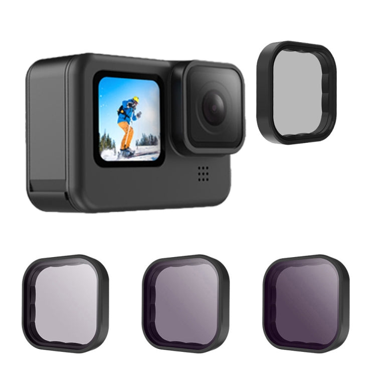 For GoPro Hero11 Black / HERO10 Black / HERO9 Black TELESIN Lens Filter, Spec:  ND8/16/32 - HoMEdemic™ 