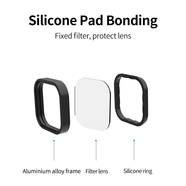 For GoPro Hero11 Black / HERO10 Black / HERO9 Black TELESIN Lens Filter, Spec:  ND8/16/32 - HoMEdemic™ 