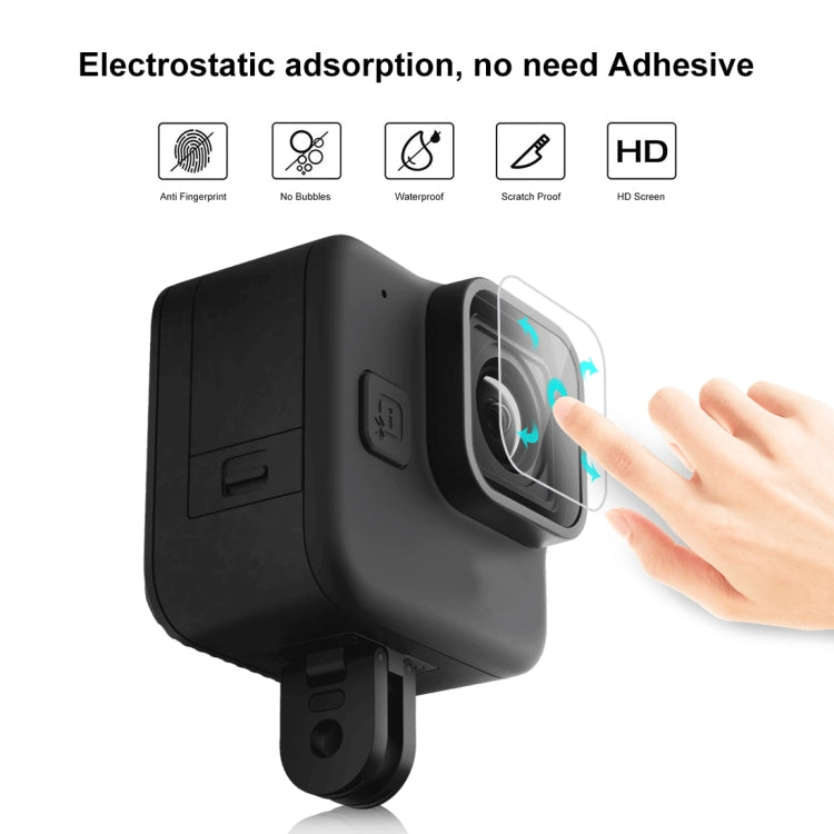 For GoPro Hero11 Black Mini PULUZ 2pcs Lens Tempered Glass Film(Transparent) - HoMEdemic™ 