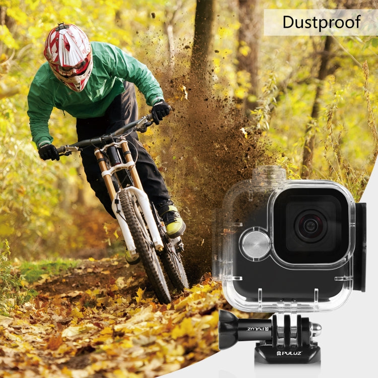 For GoPro Hero11 Black Mini PULUZ 40m Waterproof Housing Protective Case with Buckle Basic Mount & Screw (Transparent) - HoMEdemic™ 