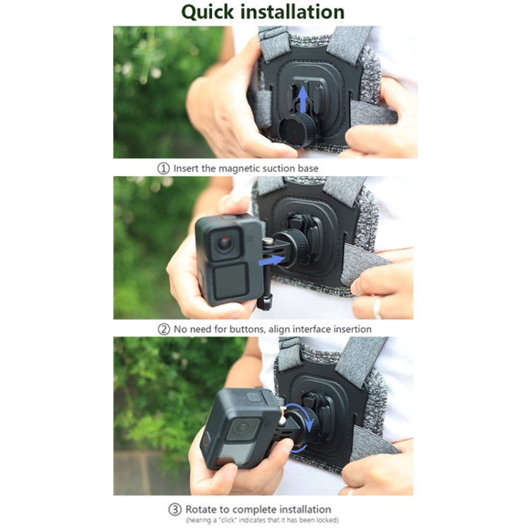 For GoPro/Insta360 GO 3 Action Camera Magnetic Gimbal Base Adapter Accessories(3pcs/set) - HoMEdemic™ 