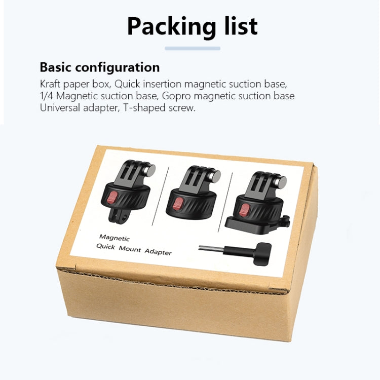 For GoPro/Insta360 GO 3 Action Camera Magnetic Gimbal Base Adapter Accessories(3pcs/set) - HoMEdemic™ 