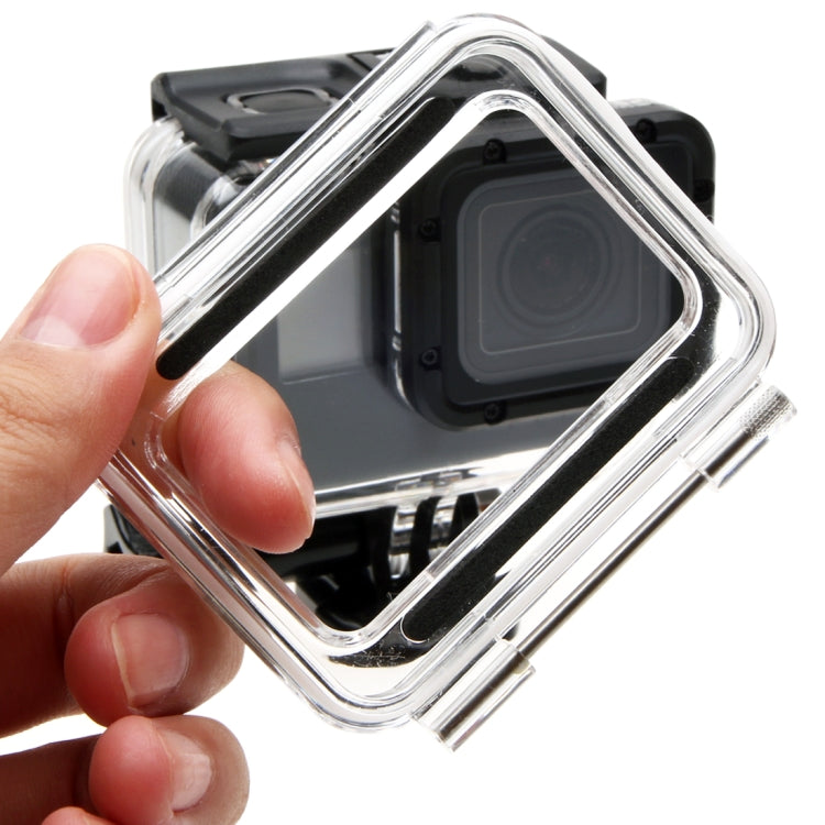 For GoPro  NEW HERO /HERO6  /5  30m Waterproof Housing Protective Case + Hollow Back Cover with Buckle Basic Mount & Screw, No Need to Disassemble Lens(GP413) - HoMEdemic™ 