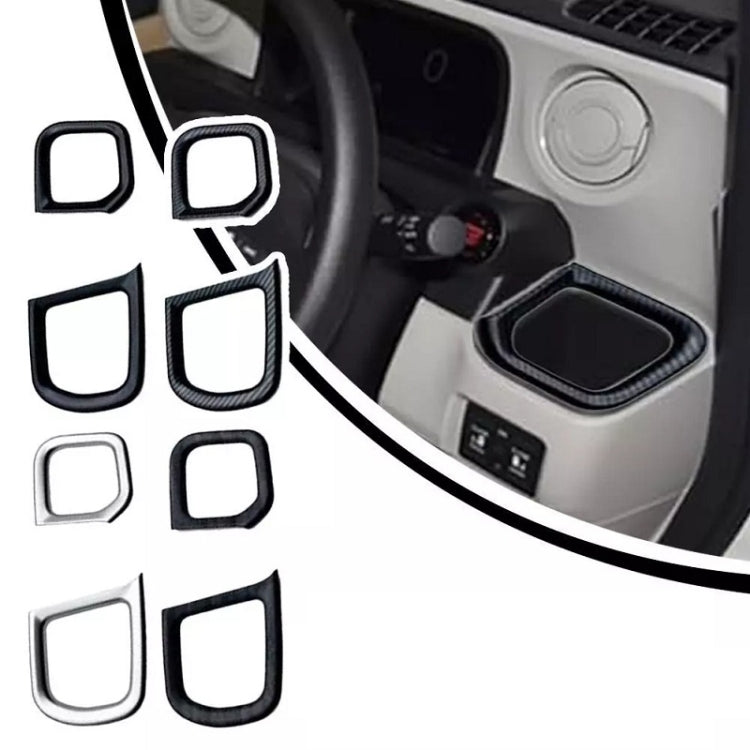 For Honda 2023 N-box JF5/JF6 Right-hand Drive Cup Holder Decorative Frame Patch(Carbon Fiber) - HoMEdemic™ 