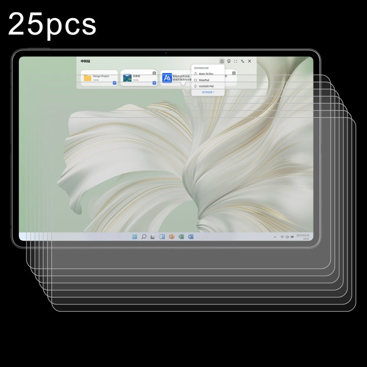 For Huawei MateBook E 2023 25pcs 9H 0.3mm Explosion-proof Tempered Glass Film - HoMEdemic™ 