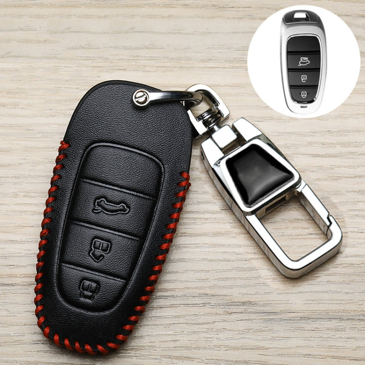 For Hyundai Car Key Cover Multifunctional Keychains Anti-lost Number Plates, Style: J - HoMEdemic™ 