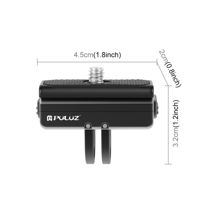 For Insta360 Ace / Ace Pro / X4 PULUZ Magnetic Quick Release Base Mount (Black) - HoMEdemic™ 