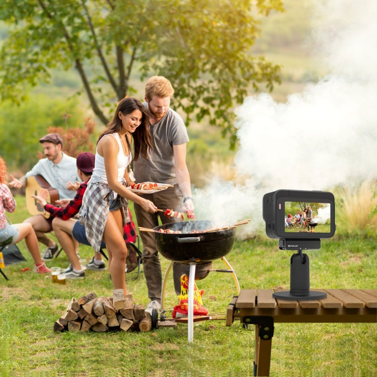 For Insta360 Ace / Ace Pro / X4 PULUZ Magnetic Quick Release Base Mount (Black) - HoMEdemic™ 