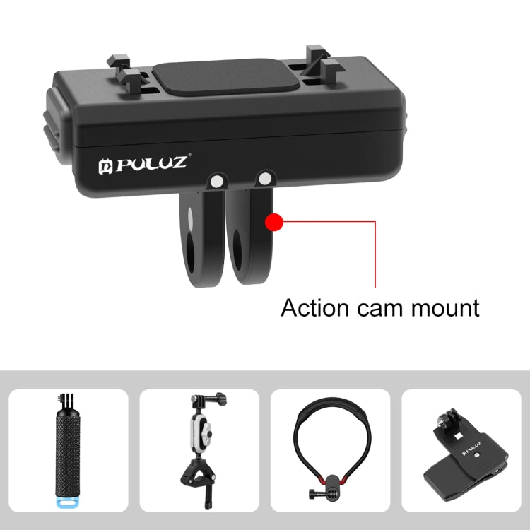 For Insta360 Ace / Ace Pro / X4 / X4 Air PULUZ Magnetic Quick Release Base Mount (Black) - HoMEdemic™ 